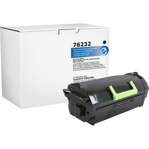 Elite Image ELI76232 Remanufactured Extra High Yield Laser Toner Cartridge 521X (52D1X00) - Black - 1 Each