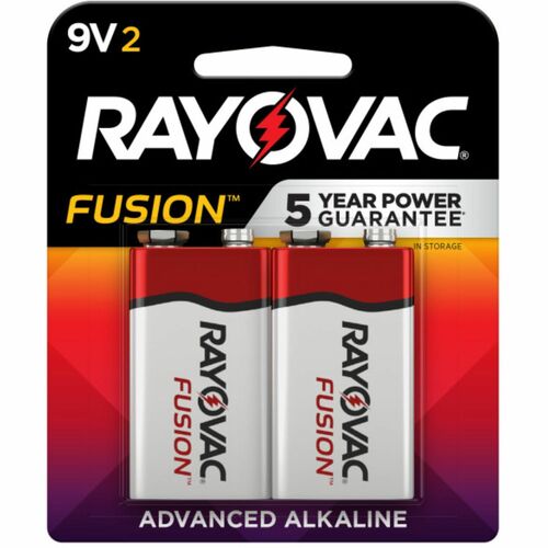 Rayovac RAYA16042TFUSK 9-Volt Fusion Advanced Alkaline Batteries