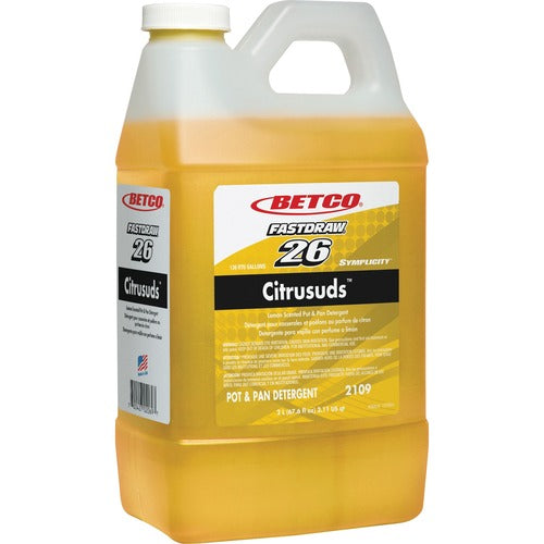 Betco BET21094700 Symplicity FastDraw 26 Citrusuds Pot/Pan Detergent