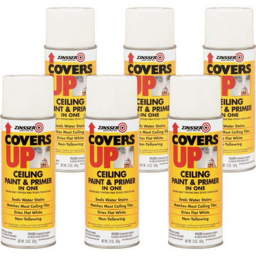 Zinsser RST3688CT COVERS UP Ceiling Paint/Primer in One