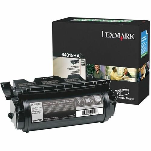 Lexmark LEX64015HA High Yield Return Program Print Cartridge - Laser - 21000 Page - 1 Each