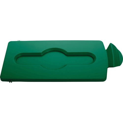 Rubbermaid Commercial RCP2007884 Slim Jim Green Closed Lid Insert