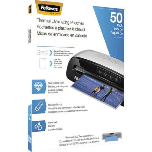 Fellowes FEL5744301 Letter-Size Thermal Laminating Pouches