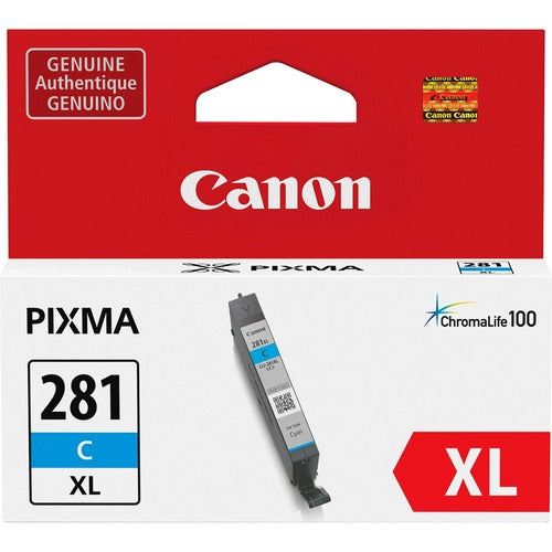 Canon CNMCLI281XLCY CLI-281XL Original Inkjet Ink Cartridge - Cyan - 1 Each