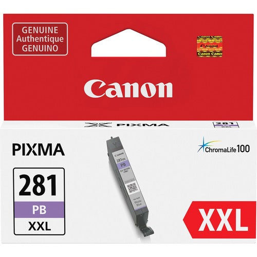 Canon CNMCLI281XXLPBL CLI-281 XXL Original Inkjet Ink Cartridge - Blue - 1 Each