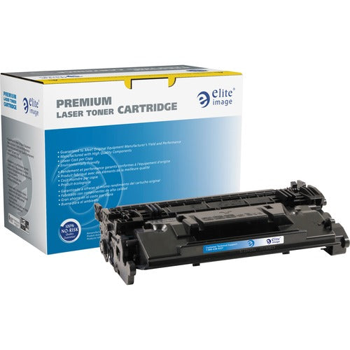 Elite Image ELI76263 Remanufactured Laser Toner Cartridge 87A (CF287A) - Black - 1 Each