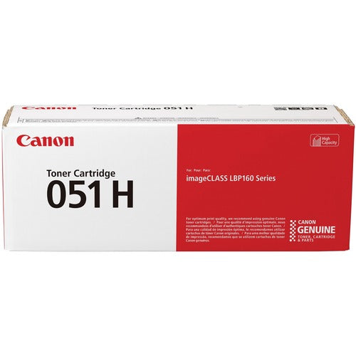 Canon CNMCRTDG051H 051H Original High Yield Laser Toner Cartridge - Black - 1 Each