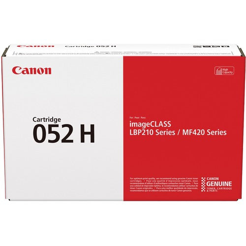 Canon CNMCRTDG052H 052H Original High Yield Laser Toner Cartridge - Black - 1 Each
