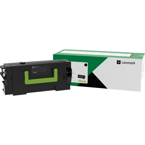 Lexmark LEX58D1H0E Unison Original High Yield Laser Toner Cartridge - Black - 1 Each
