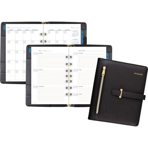 At-A-Glance AAGDR111804005 Buckle Closure Undated Desk Start Set