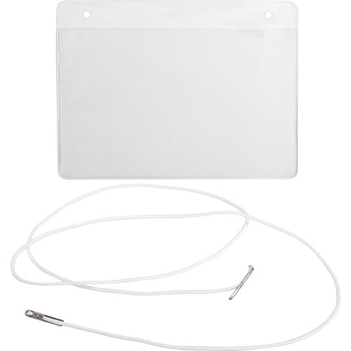Business Source BSN01615BD Elastic Cord Hanging Name Badges