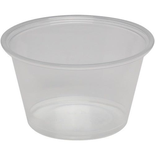 Dixie DXEPP40CLEAR 4 oz Souffle Cups by GP Pro