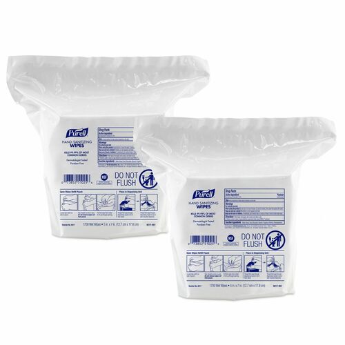 PURELL® GOJ921702 Hand Sanitizing Wipes Dispenser Refill