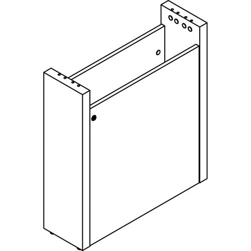 Lorell LLRPLB24MY Prominence 2.0 Modular Table Base with Door