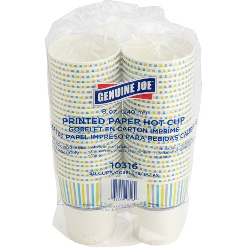 Genuine Joe GJO10316 8 oz Hot Beverage Cups