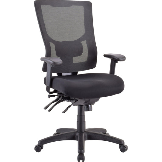 Lorell LLR6200050 Multifunctional Mesh High-back Exec. Chair