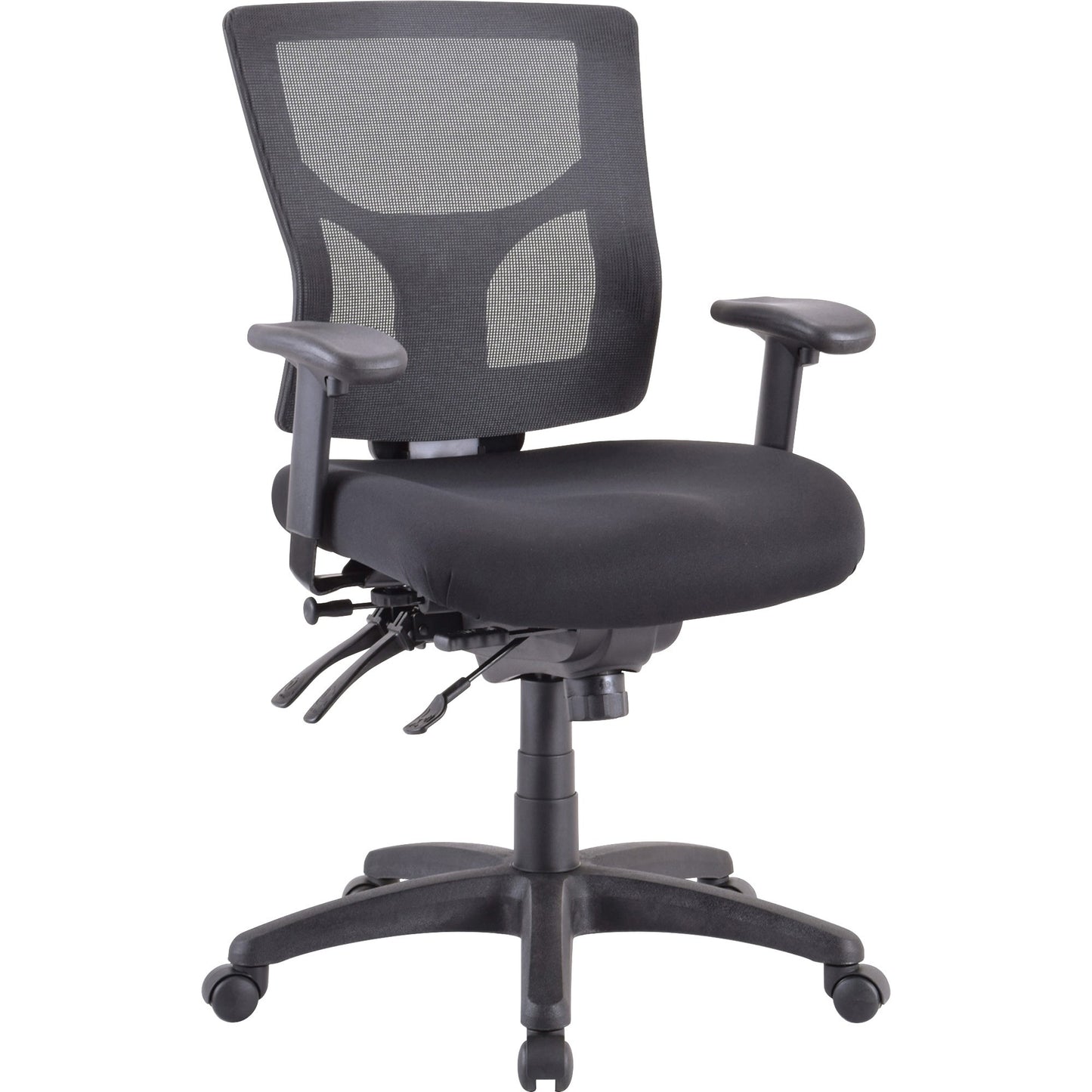 Lorell LLR6200135 Multifunctional Mesh Mid-back Executive Chair