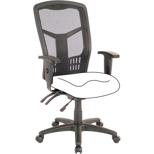 Lorell LLR86210 Ergomesh Executive Mesh High-Back Chair (86200) Frame