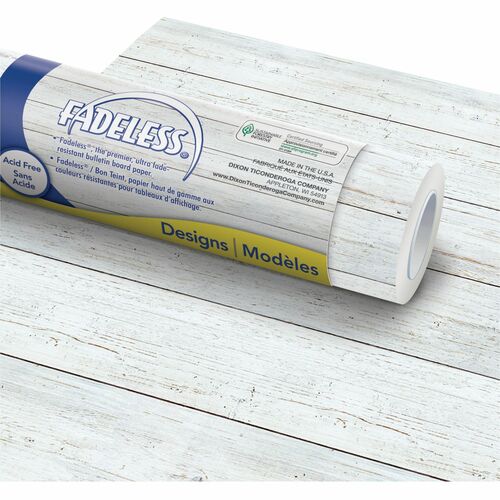 Fadeless PAC56795 Shiplap Design Board Art Paper
