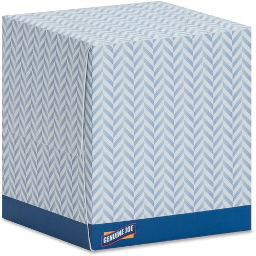 Genuine Joe GJO26085PL Cube Box Facial Tissue