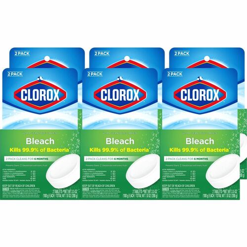 Clorox CLO30024BD Ultra Clean Toilet Tablets Bleach