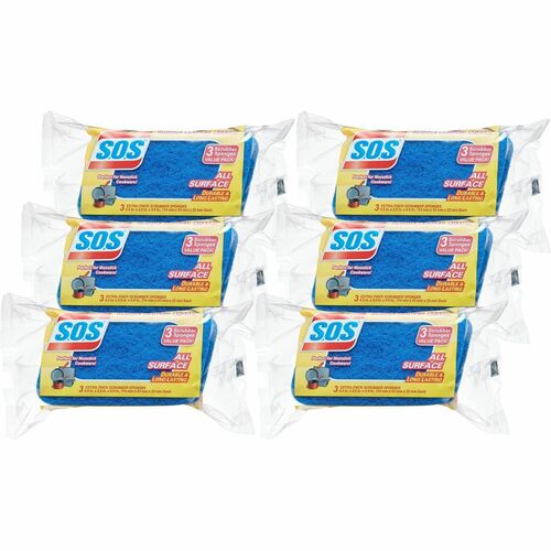 S.O.S CLO91028BD All Surface Scrubber Sponge