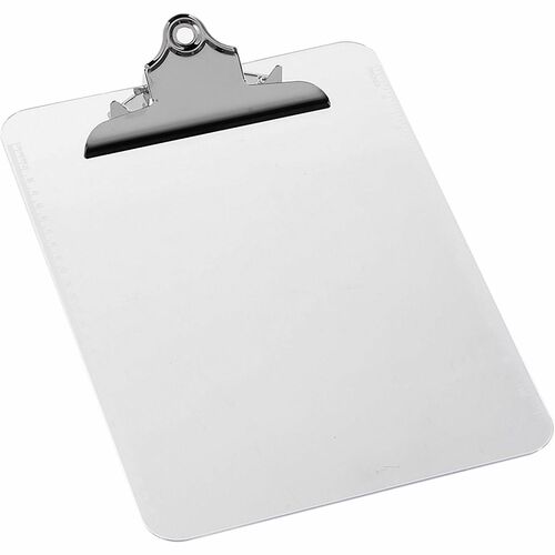 Business Source BSN01860 Spring Clip Plastic Clipboard