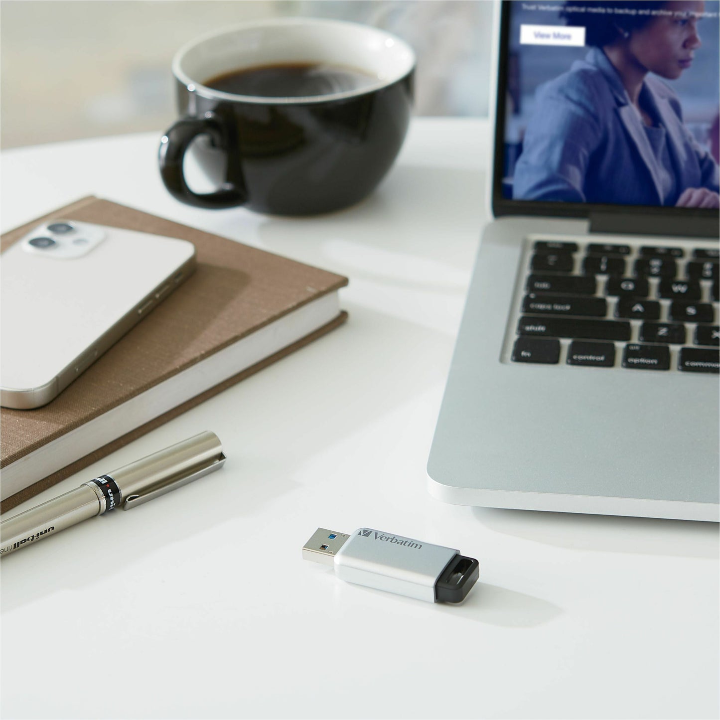 Verbatim VER70057 128GB Store 'n' Go Secure Pro USB 3.0 Flash Drive