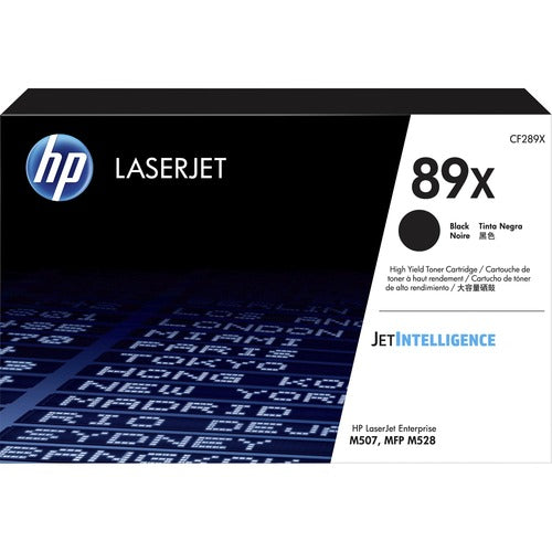 HP HEWCF289X 89X (CF289X) Original High Yield Laser Toner Cartridge - Black - 1 Each