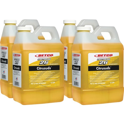 Betco BET21094700CT Symplicity FastDraw 26 Citrusuds Pot/Pan Detergent