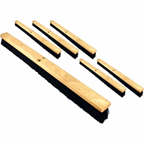 Genuine Joe GJO99656CT Hardwood Block Broomhead