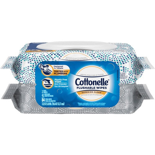 Cottonelle KCC35970CT Flushable Wet Wipes