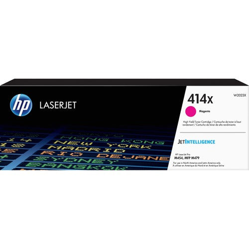 HP HEWW2023X 414X (W2023X) Original High Yield Laser Toner Cartridge - Magenta - 1 Each