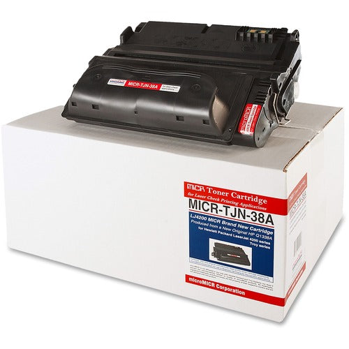 microMICR MCMMICRTJN38A MICR Laser Toner Cartridge Q1338A - Black - 1 Each