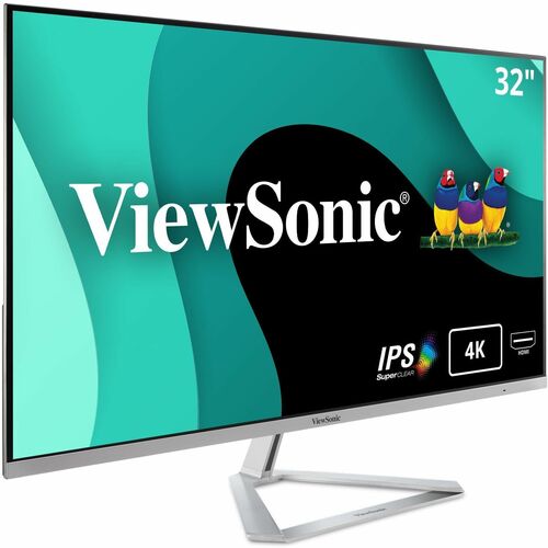 ViewSonic VEWVX32764KMHD Entertainment VX3276-4K-mhd 32" Class 4K UHD LED Monitor - 16:9 - Silver
