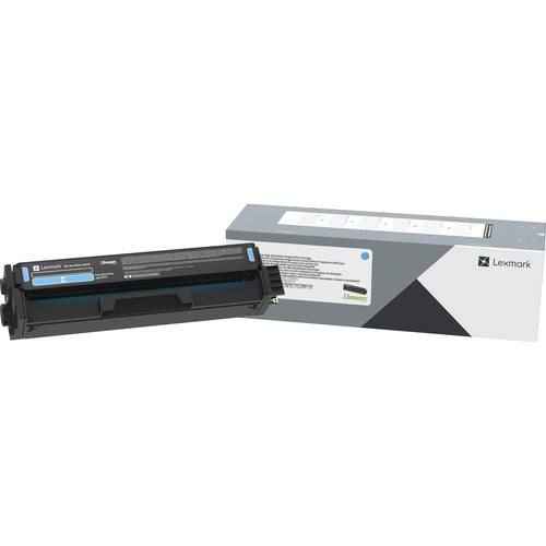 Lexmark LEXC3210C0 Unison Original Standard Yield Laser Toner Cartridge - Cyan - 1 Each