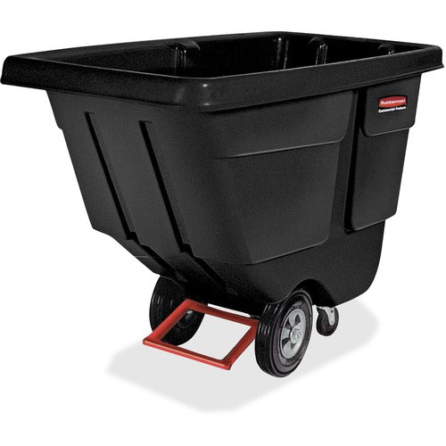 Rubbermaid Commercial RCP130400BK Rotomolded Utility Tilt Truck