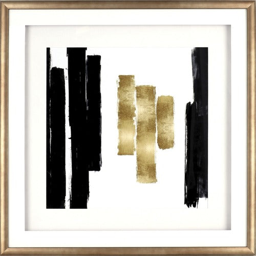 Lorell LLR04476 Blocks I Framed Abstract Artwork