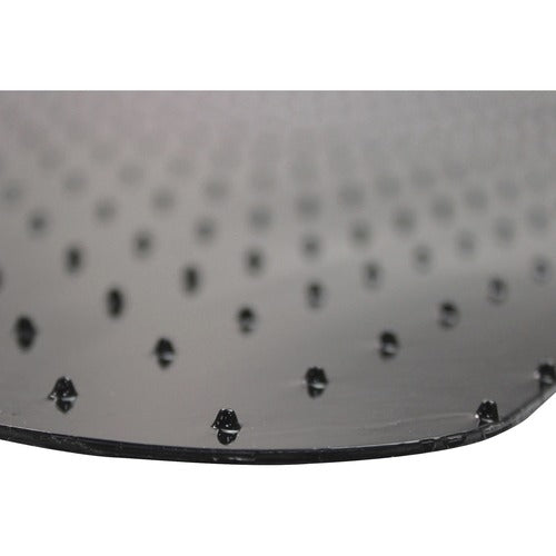Floortex FLRFC114860LEBV Advantagemat Black® Vinyl Rectangular Chair Mat for Carpets - 48" x 60"