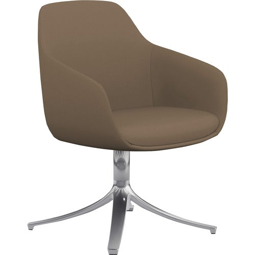 9 to 5 Seating NTF9134GTPFLA Lilly Swivel Base Fabric Lounge Chair