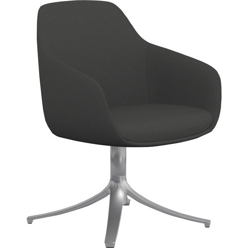 9 to 5 Seating NTF9134GTSFDO Lilly Swivel Base Fabric Lounge Chair