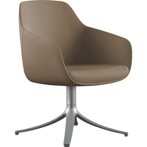 9 to 5 Seating NTF9134GTSFLA Lilly Swivel Base Fabric Lounge Chair