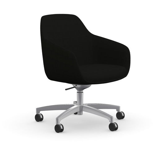 9 to 5 Seating NTF9154R2PFON Lilly 5-Star Base Fabric Lounge Chair