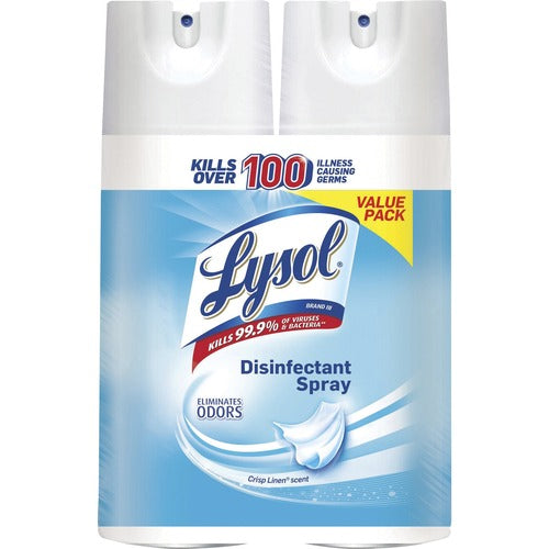 Lysol RAC89946 Crisp Linen Disinfectant Spray