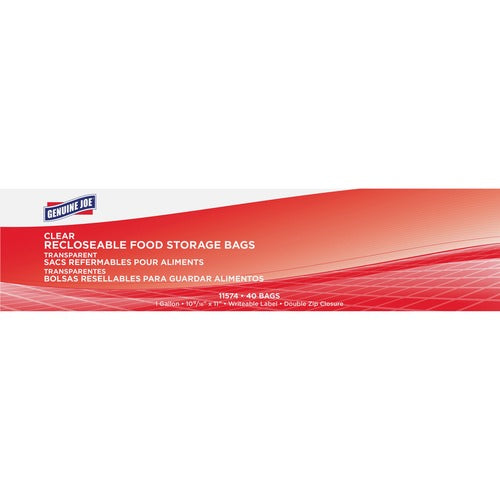 Genuine Joe GJO11574CT Food Storage Bags