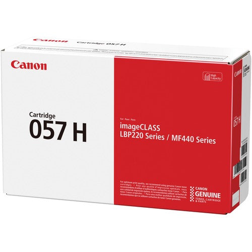 Canon CNMCRG057H 057 Original High Yield Laser Toner Cartridge - Black - 1 Each
