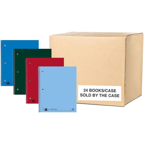 Roaring Spring ROA11085CS College Ruled 2 Subject Spiral Notebook
