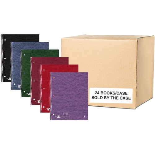 Roaring Spring ROA11097CS Stasher Narrow Ruled One Subject Spiral Notebook