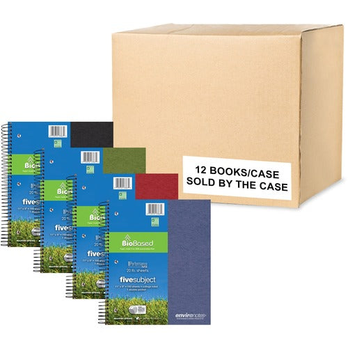 Roaring Spring ROA13367CS EnviroNotes Earthtone 5-Subject Notebook
