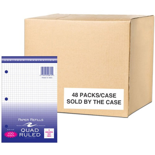Roaring Spring ROA20815CS 5x5 Graph Ruled Loose Leaf Filler Paper
